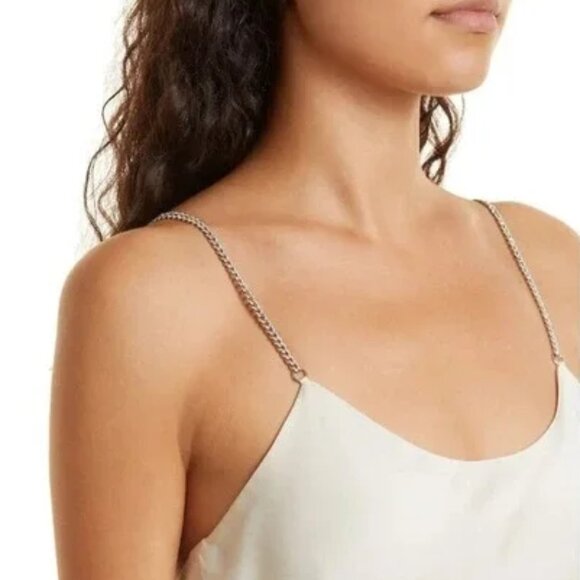 Ba&sh Champagne Slip Dress (S*) - Picture 2 of 9